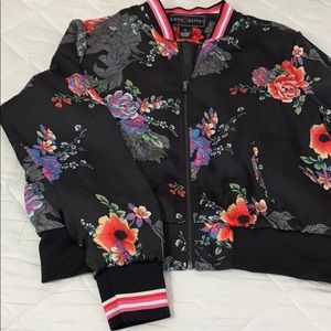 Floral print jacket